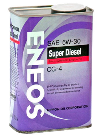 Масло моторное ENEOS Super Diesel Semi-synthetic CG-4 5W-30 ...