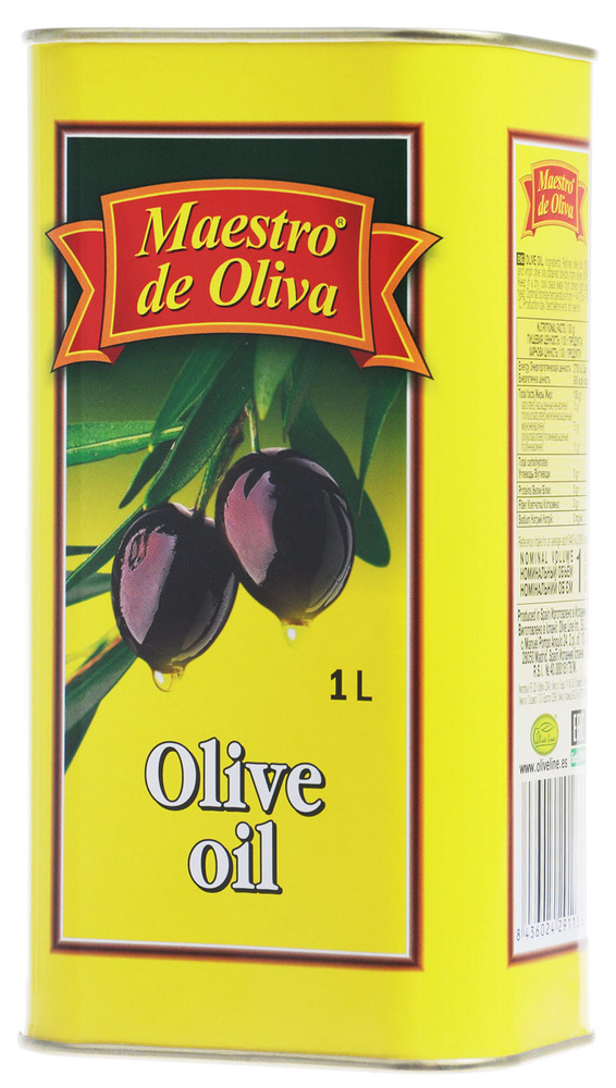 Масло Maestro de Oliva Оливковое 100%, 1л купить на OZON по низкой цене ...
