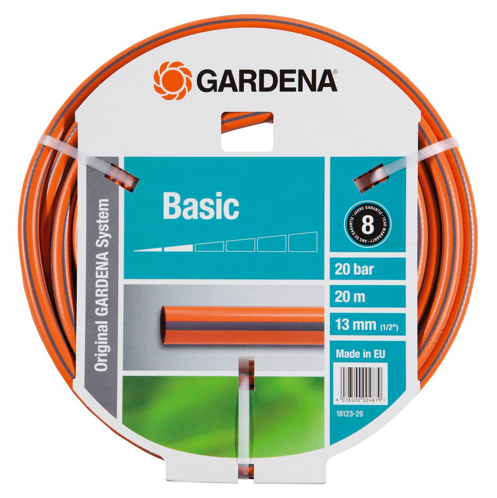 Шланг Gardena "Basic", армированный, диаметр 13 мм, длина 20 м #1