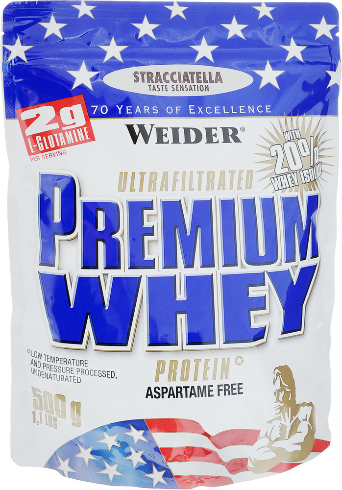 Протеин сывороточный Weider "Premium Whey", страчателла, 500 г - купить ...