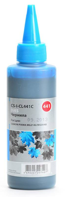 Комплект 2 шт, Чернила CYAN 100ML MG2140 CS-I-CL441C CACTUS #1