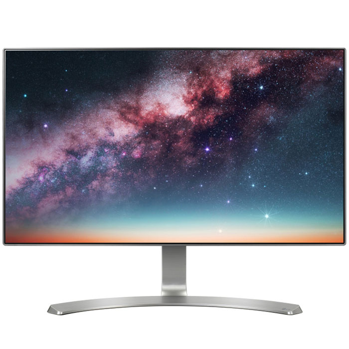 LG 24" Монитор (24MP88HV-S.ARUZ), IPS, 1920x1080 Full HD, 60 Гц, белый, серебристый #1