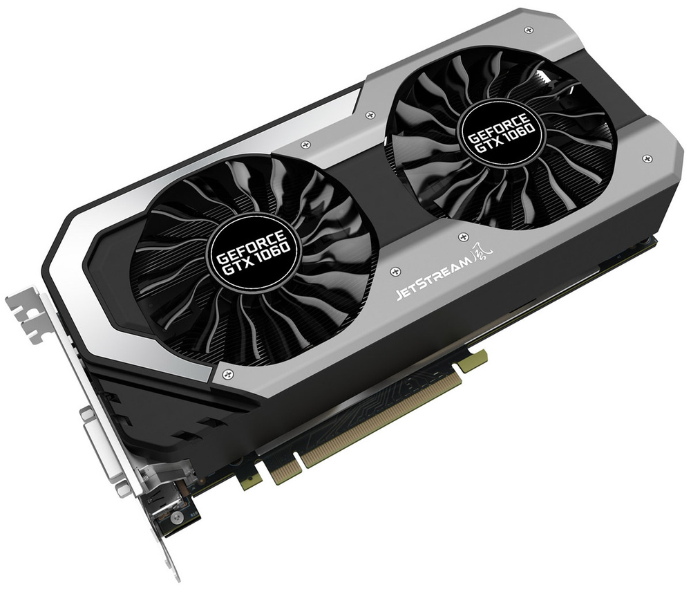 Видеокарта Palit GeForce GTX 1060, 6 ГБ GDDR5 PCI Express 3.0/3.1