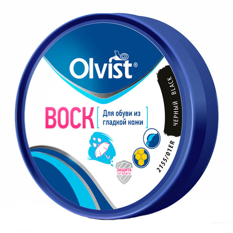 Воск для обуви Olvist 100 мл. черный - купить с доставкой по выгодным ...