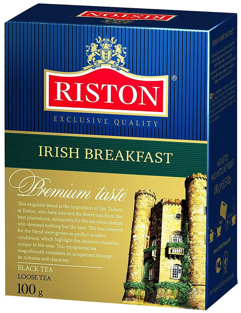 Чай листовой черный Riston Ирландский Завтрак, 100 г - купить с ...