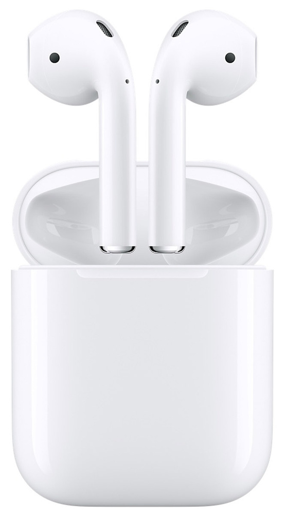 Apple Наушники беспроводные с микрофоном Apple AirPods, Lightning, белый #1