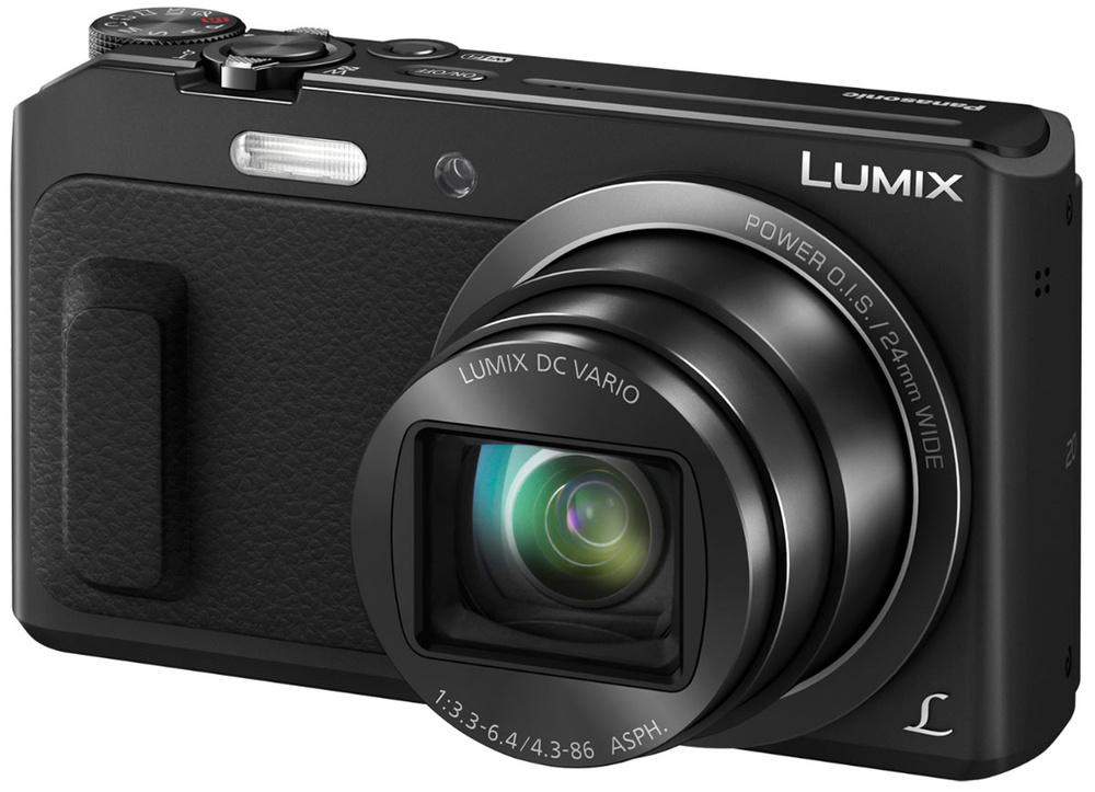 415 Panasonic LUMIX DMC-TZ57 デジタルカメラ Panasonic Lumix DMC-TZ57, Black Цифровой компактный фотоаппарат