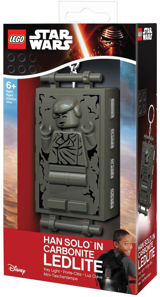 Брелок-фонарик для ключей LEGO Star Wars - Хан Соло в карбоните (LGL-KE72)  #1