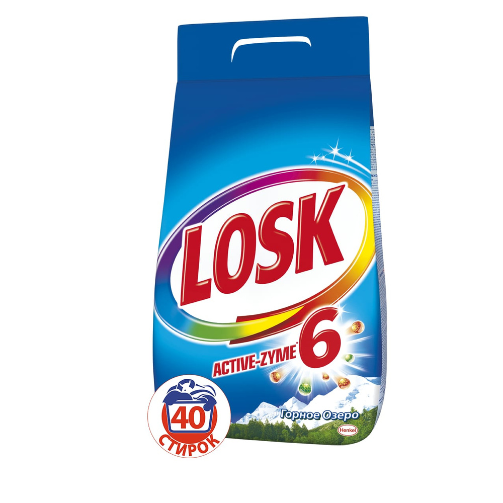 Стиральный порошок Losk Горное Озеро 6 кг - купить с доставкой по ...