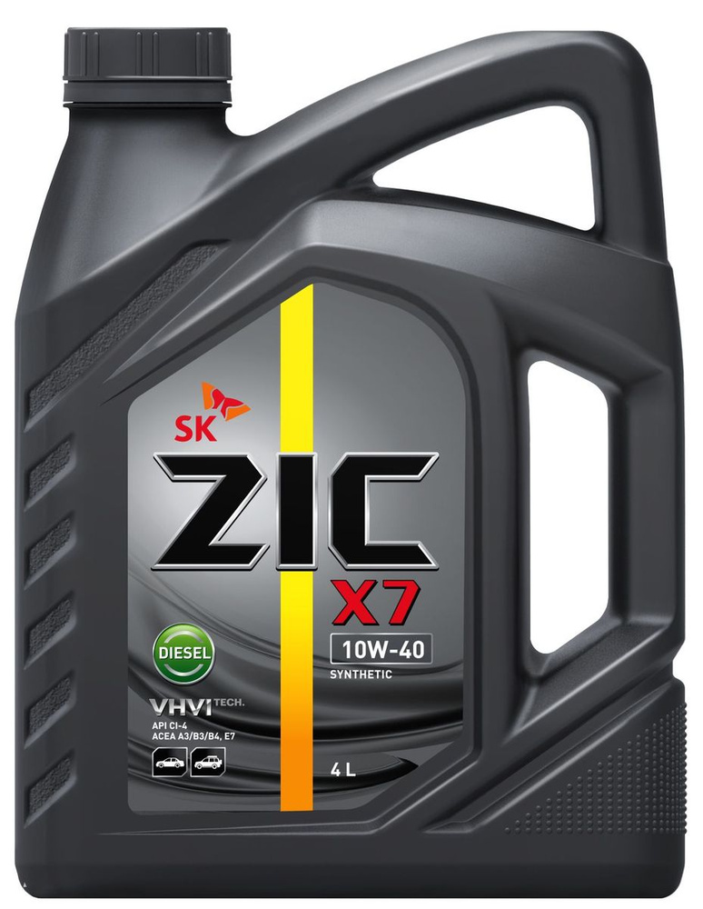 ZIC X7 DIESEL 10W-40 Масло моторное, Синтетическое, 4 л #1