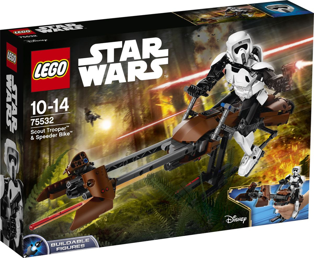 Конструктор LEGO Star Wars 75532 Штурмовик-разведчик на спидере