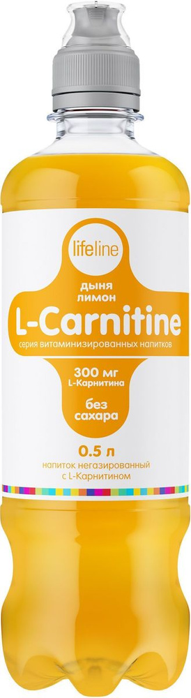 Lifeline Дыня Лимон негазированный тонизирующий напиток с L-карнитином ...