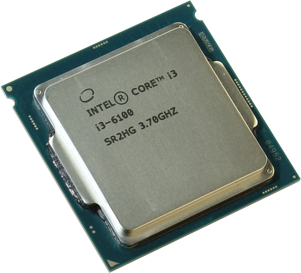 Процессор Intel Core i3 6-го поколения, OEM (без кулера), 2 яд