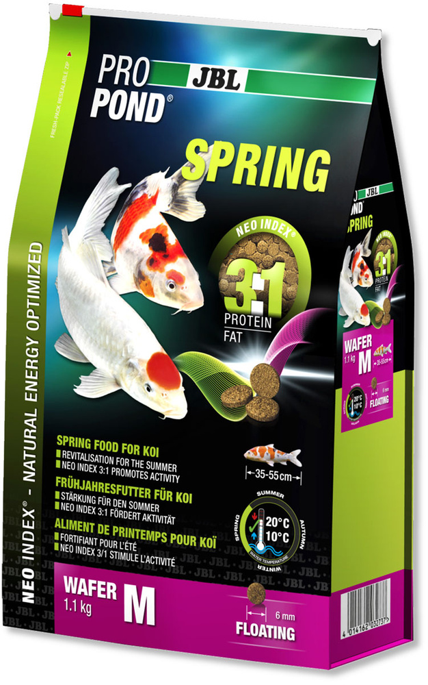 Корм весенний JBL "ProPond. Spring M" для карпов кои среднего размера ...