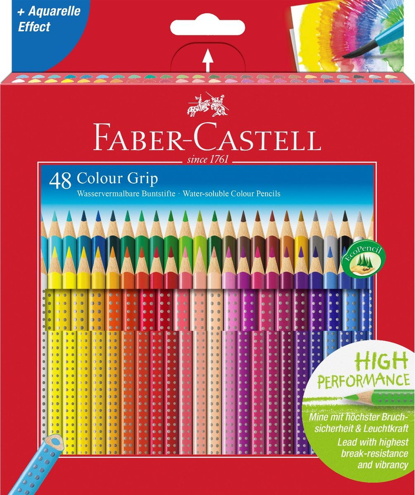 Набор цветных карандашей Faber-Castell Grip 2001 48 цветов #1
