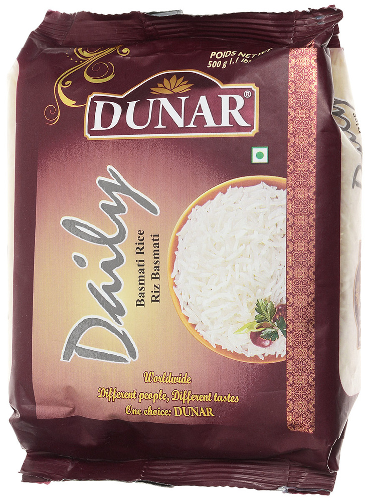 Рис Басмати Dunar Daily, 500 г #1