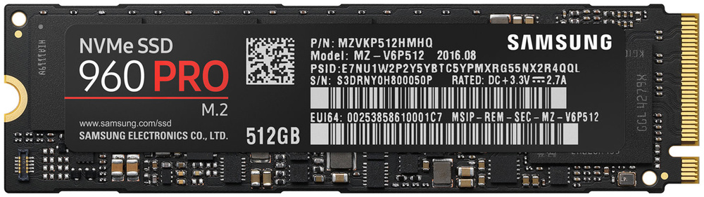 Samsung 512 ГБ Внутренний SSD-диск , M.2, PCI-E 3.0 (MZ-V6P512BW) #1