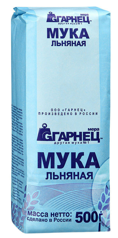 Льняная мука Гарнец, 500 г х 6 шт - купить с доставкой по выгодным ...