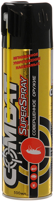 Спрей от тараканов Combat Super Spray, эффективное и безопасное ...