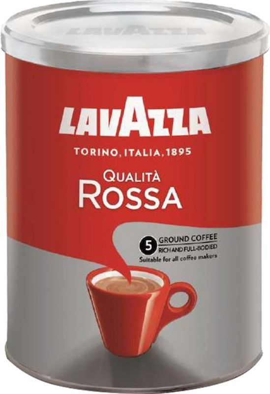 Кофе молотый Lavazza Qualita Rossa, 250 г (ж/б) #1