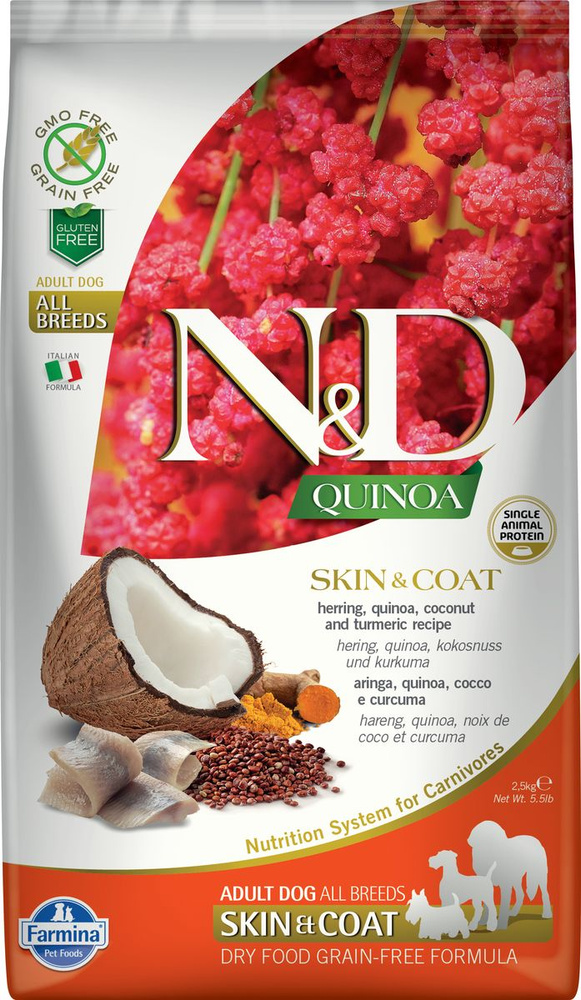 N&d quinoa hot sale dog food