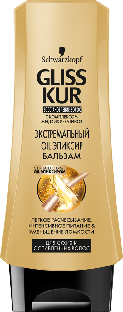 Глисс кур Бальзам для волос, 200 мл - купить с доставкой по выгодным ...