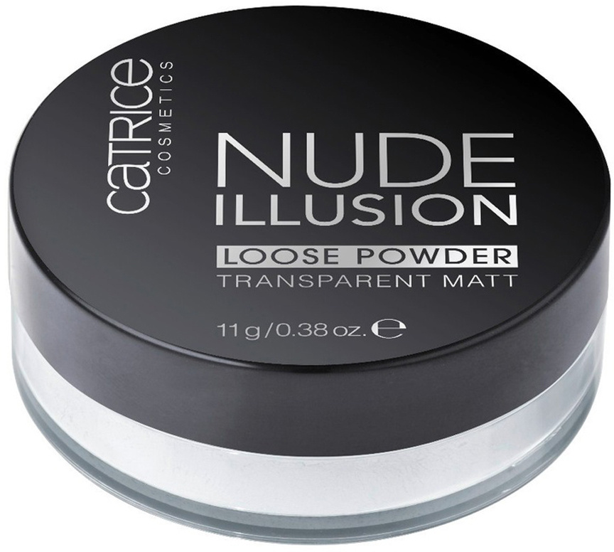 CATRICE Пудра рассыпчатая для лица Nude Illusion Loose Powder матирующая, 11 г, Transparent Matt #1