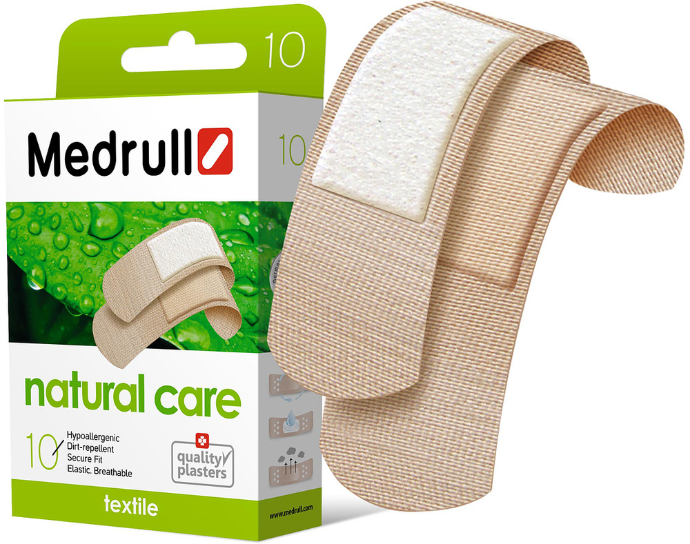Medrull Лейкопластырь Medrull Набор пластырей "Natural Care", №10 ...