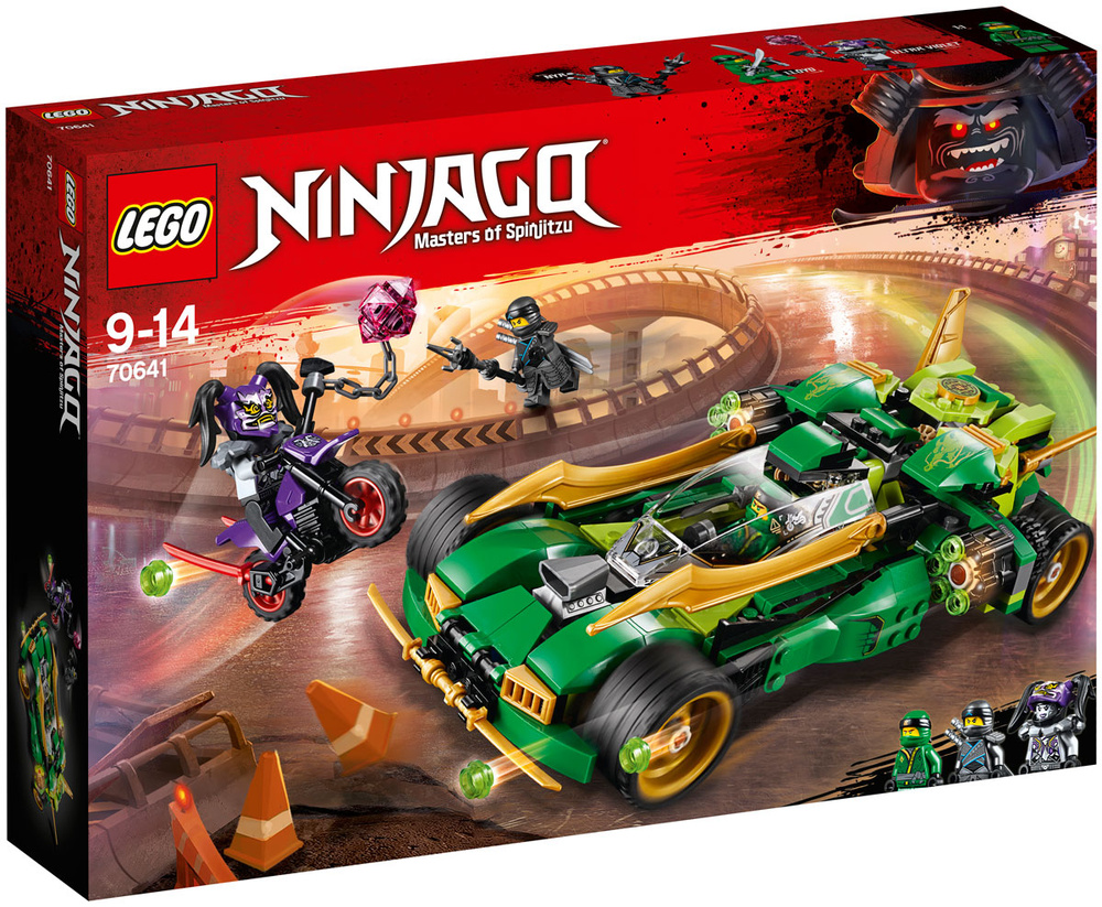 LEGO NINJAGO 70641 Ночной вездеход ниндзя Конструктор - купить с доставкой  по выгодным ценам в интернет-магазине OZON (151690535)