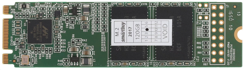 SmartBuy 120 ГБ Внутренний SSD-диск , M.2, SATA III 6 Гбит/с (SB120GB-NV112M-M2) #1