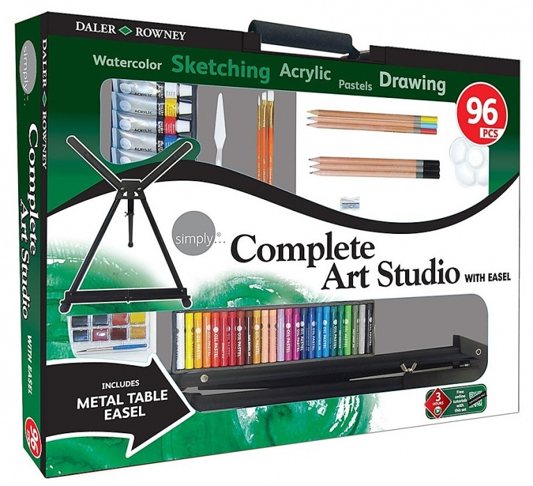 Daler Rowney Художественный набор с мольбертом Simply Complete Art ...