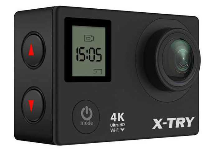 X-Try Экшн-камера X-Try XTC210 UltraHD 4K WiFi + Remote цифровая экшн-камера, черный  #1