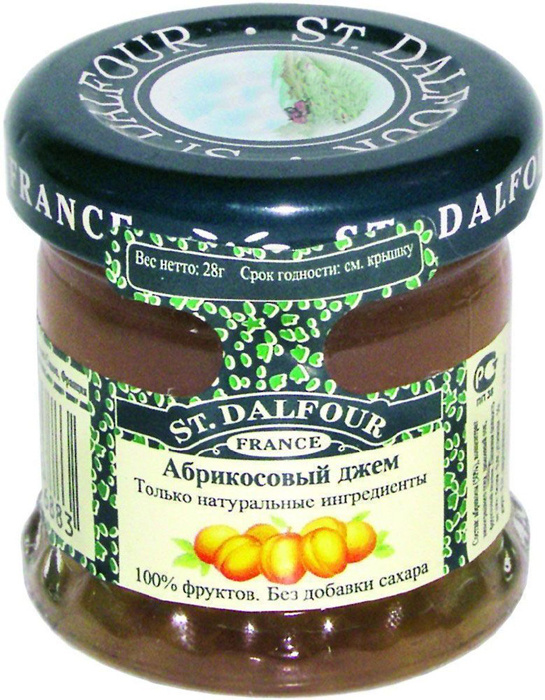 St.Dalfour Джем Абрикос, 28 г #1