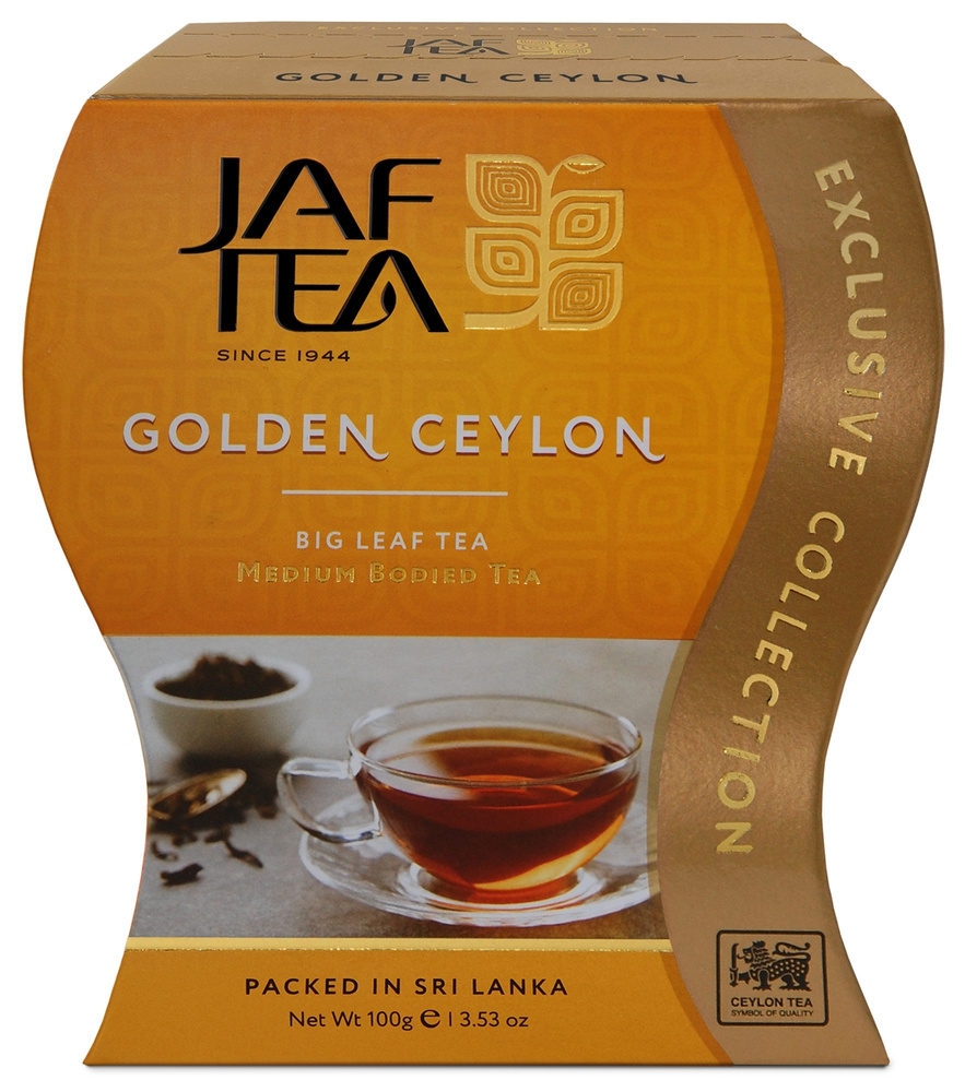 JAF TEA Golden Ceylon чай черный листовой, сорт ОРА 100 г. #1