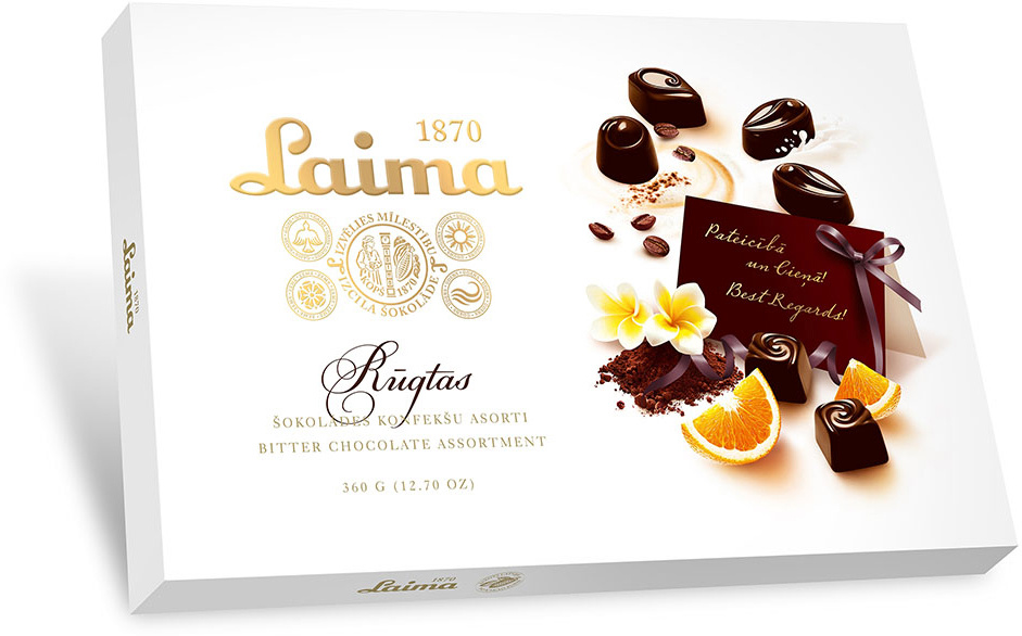Laima Ассорти конфет в горьком шоколаде, 360 г - купить с доставкой по ...