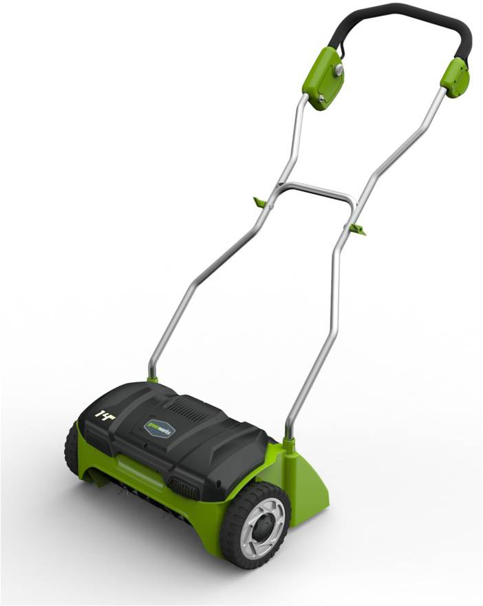 Аэратор садовый "Greenworks", электрический, - купить по выгодной цене ...