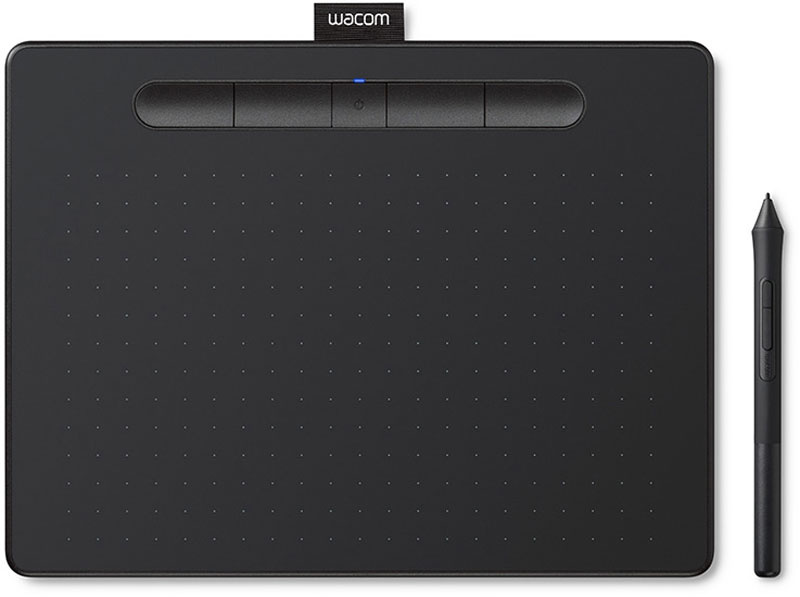 Wacom Графический планшет Intuos S Bluetooth, формат A6, черный #1