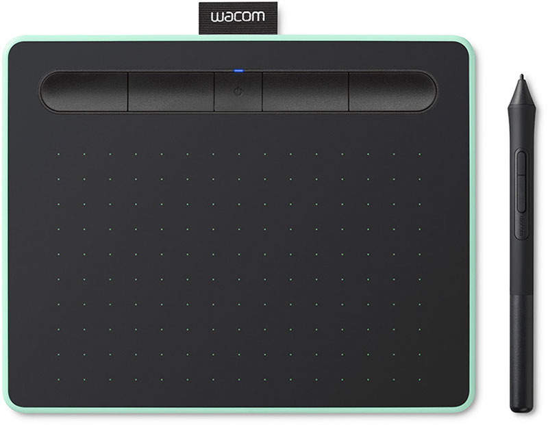 Графический планшет Wacom, A5, Windows, Mac OS, 4096 уровней, зеленый ...