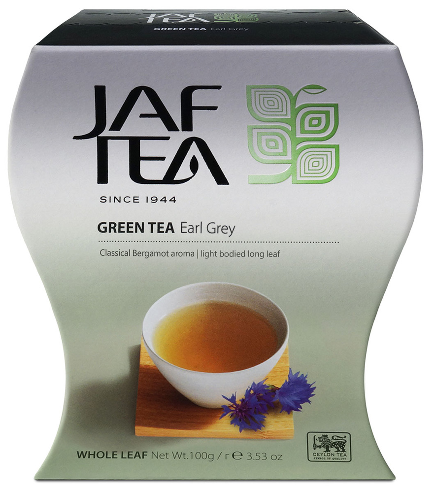 Чай цейлонский JAF TEA "Earl Grey" зеленый листовой, с ароматом ...