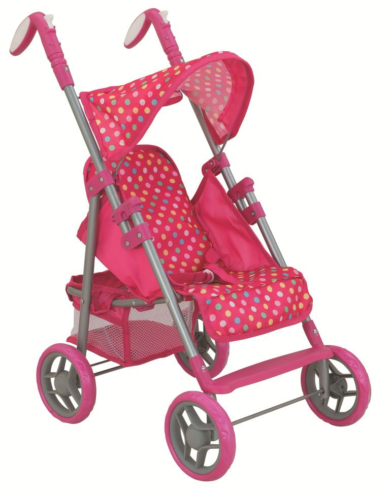 коляска для кукол Buggy Boom Коляска-трансформер для кукол 8235A Skyna (Скайна), темно-розовый, разноцветный #1