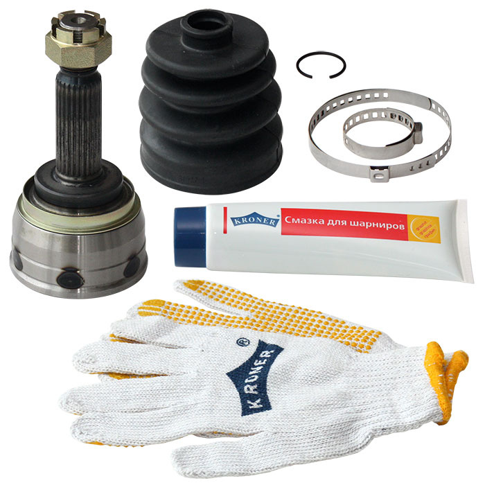 Шрус наружный "Kroner", для Hyundai Accent 1994-2000; 1,3, 1,5; Lantra ...