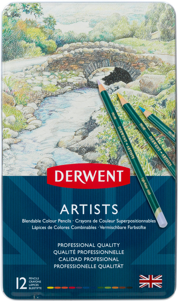 Derwent Набор карандашей, вид карандаша: Цветной, 12 шт. #1