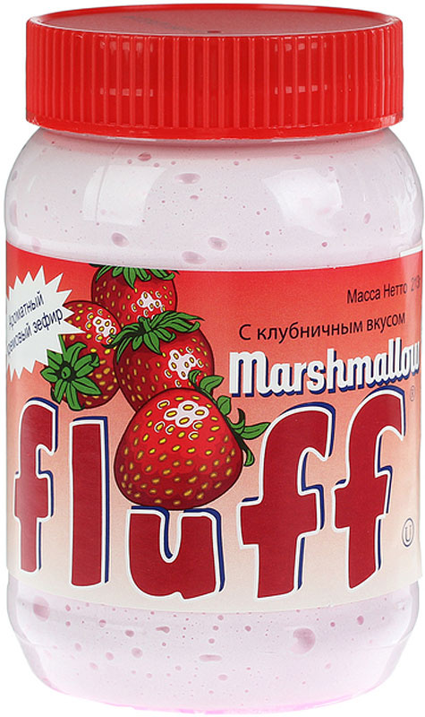 Fluff мягкий зефир со вкусом клубники, 213 г - купить с доставкой по ...