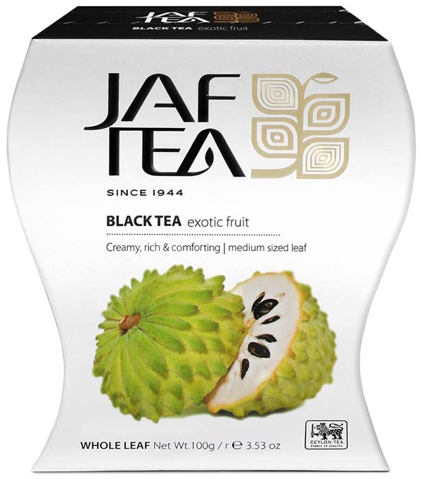 Чай цейлонский JAF TEA Exotic fruit чёрный листовой, с ароматом cоусап, 100 г.  #1