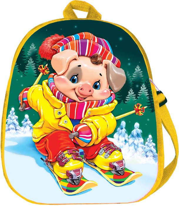 Сладкий новогодний подарок Мягкая игрушка Рюкзак, 650 г #1
