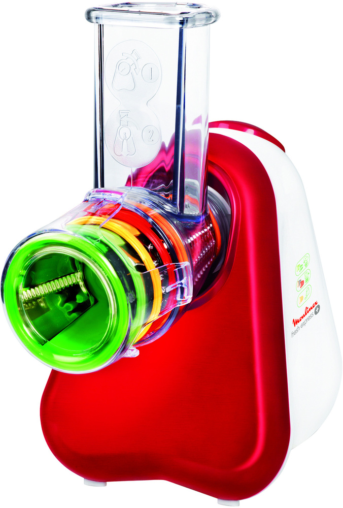 Измельчитель-овощерезка Moulinex Fresh Express+ DJ755G32, с 5 насадками-конусами #1
