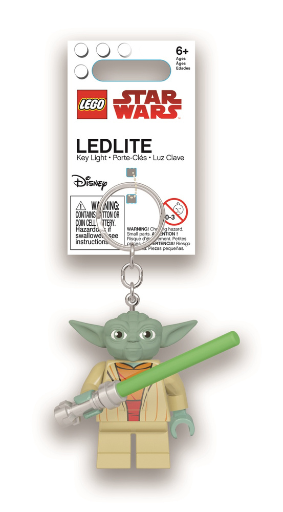 LEGO STAR WARS Брелок-фонарик для ключей - YODA with Lightsaber (Йода со световым мечом) #1