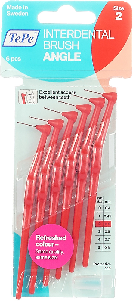 Межзубные ершики TePe Interdental Brush Angle, цвет в ассортименте ...