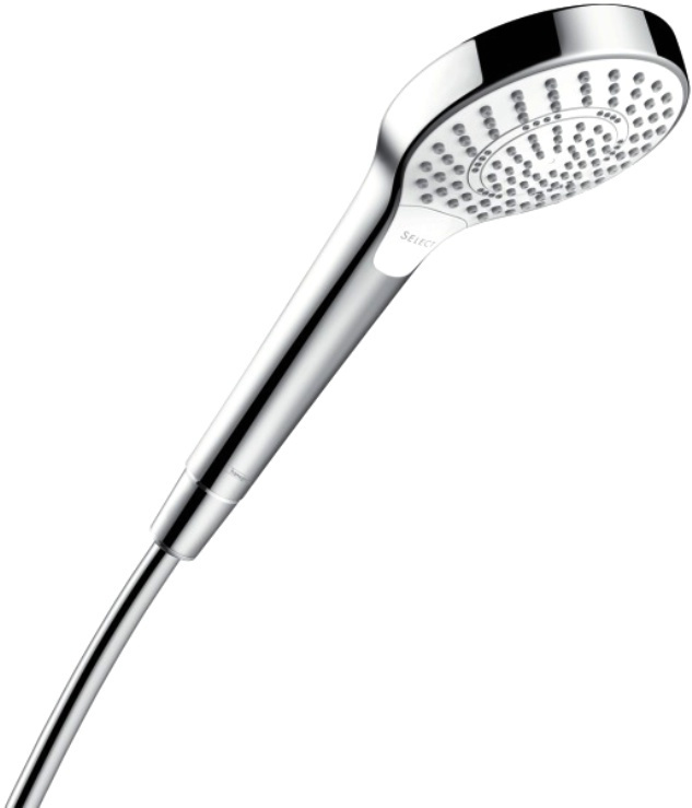 Лейка душевая, белый/хром, 2 струи, 11 см, Hansgrohe Croma Select S 26800400  #1