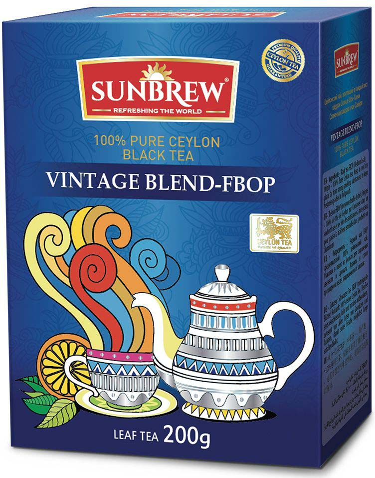 Чай черный Sunbrew Vintage FBOP, 200 г - купить с доставкой по выгодным ...